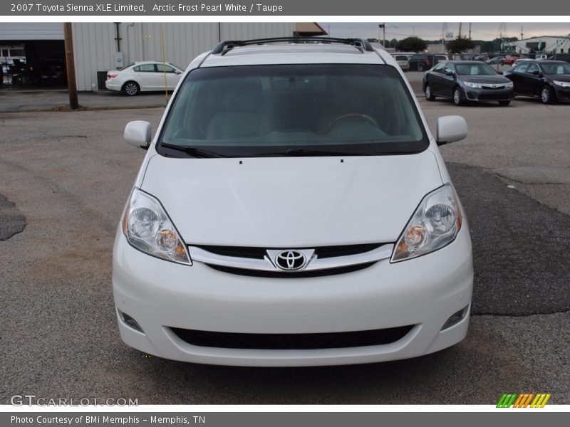 Arctic Frost Pearl White / Taupe 2007 Toyota Sienna XLE Limited