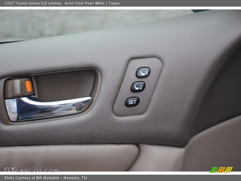Arctic Frost Pearl White / Taupe 2007 Toyota Sienna XLE Limited