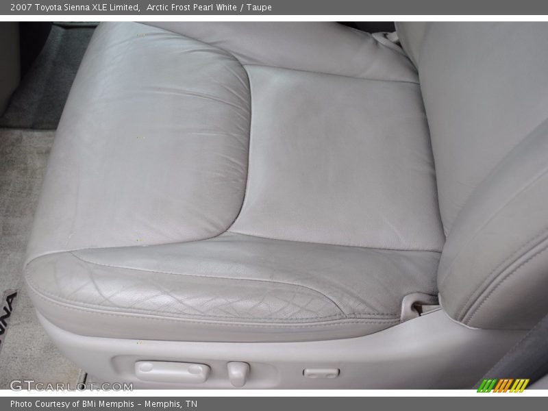 Arctic Frost Pearl White / Taupe 2007 Toyota Sienna XLE Limited