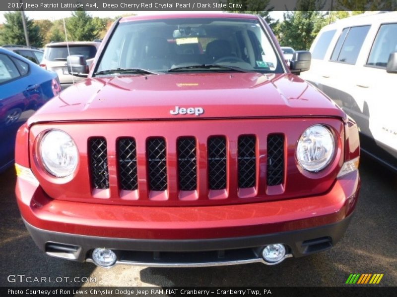 Deep Cherry Red Crystal Pearl / Dark Slate Gray 2017 Jeep Patriot Latitude 4x4
