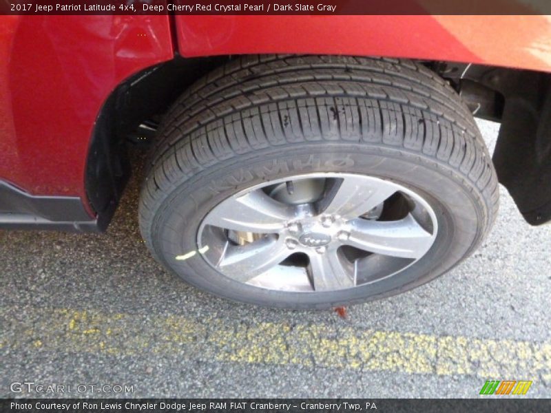 Deep Cherry Red Crystal Pearl / Dark Slate Gray 2017 Jeep Patriot Latitude 4x4