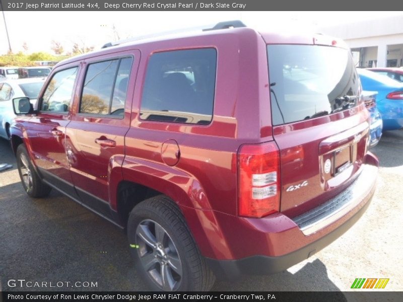 Deep Cherry Red Crystal Pearl / Dark Slate Gray 2017 Jeep Patriot Latitude 4x4