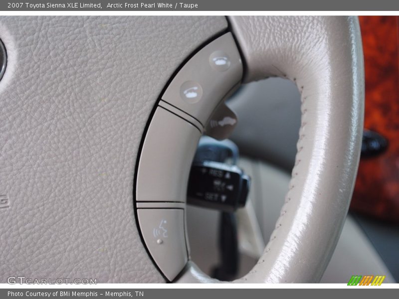 Arctic Frost Pearl White / Taupe 2007 Toyota Sienna XLE Limited