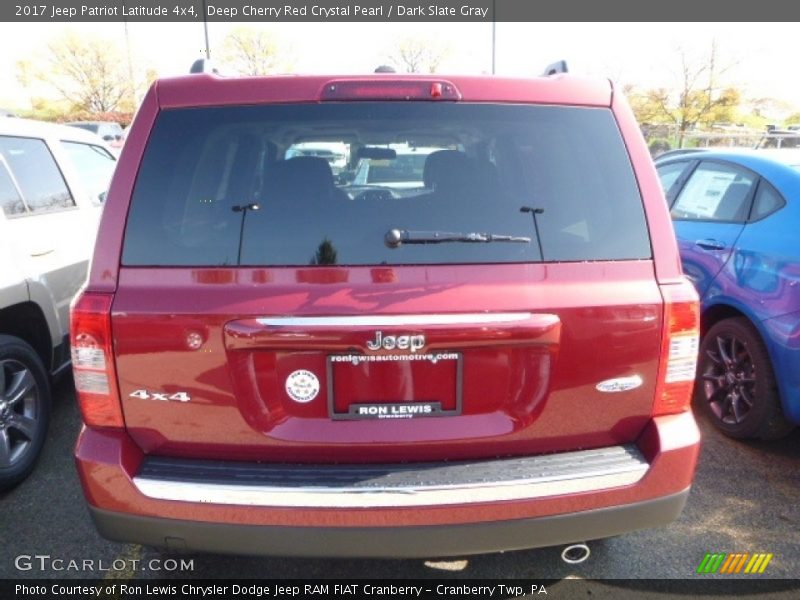 Deep Cherry Red Crystal Pearl / Dark Slate Gray 2017 Jeep Patriot Latitude 4x4