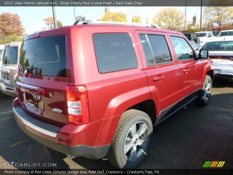 Deep Cherry Red Crystal Pearl / Dark Slate Gray 2017 Jeep Patriot Latitude 4x4