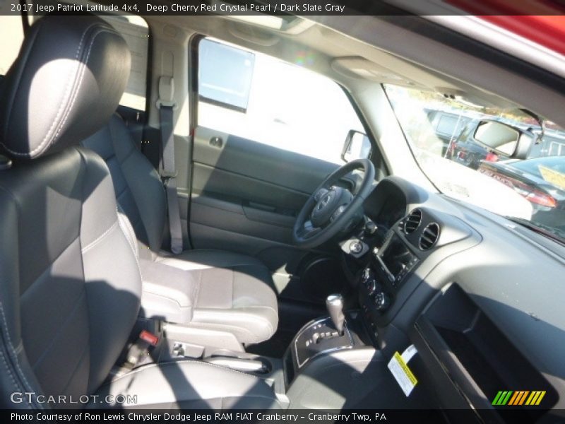 Deep Cherry Red Crystal Pearl / Dark Slate Gray 2017 Jeep Patriot Latitude 4x4