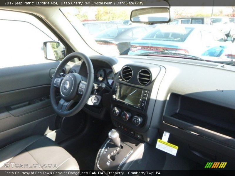 Deep Cherry Red Crystal Pearl / Dark Slate Gray 2017 Jeep Patriot Latitude 4x4