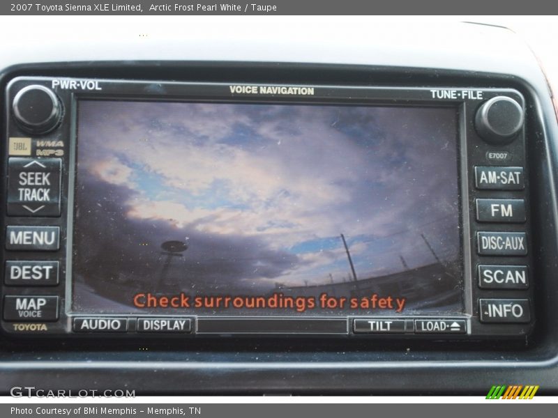 Arctic Frost Pearl White / Taupe 2007 Toyota Sienna XLE Limited