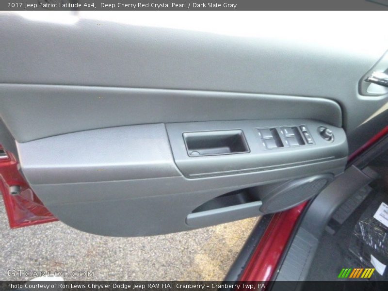 Deep Cherry Red Crystal Pearl / Dark Slate Gray 2017 Jeep Patriot Latitude 4x4