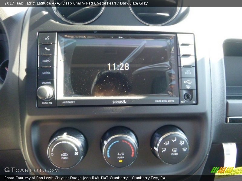 Deep Cherry Red Crystal Pearl / Dark Slate Gray 2017 Jeep Patriot Latitude 4x4