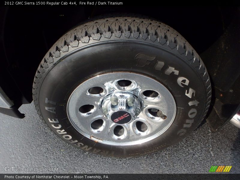 Fire Red / Dark Titanium 2012 GMC Sierra 1500 Regular Cab 4x4