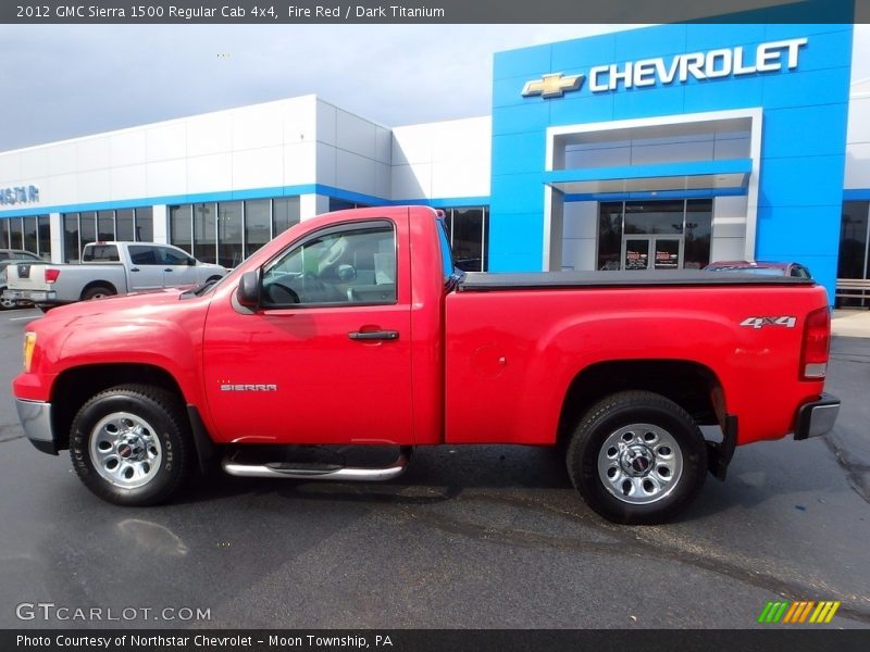 Fire Red / Dark Titanium 2012 GMC Sierra 1500 Regular Cab 4x4