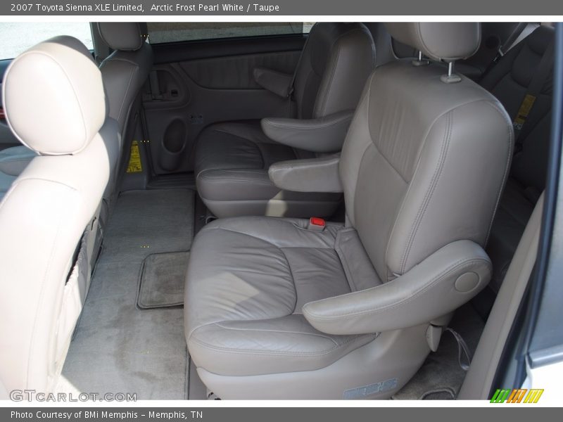 Arctic Frost Pearl White / Taupe 2007 Toyota Sienna XLE Limited
