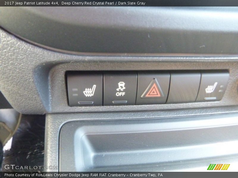 Deep Cherry Red Crystal Pearl / Dark Slate Gray 2017 Jeep Patriot Latitude 4x4