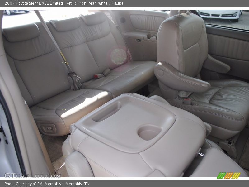 Arctic Frost Pearl White / Taupe 2007 Toyota Sienna XLE Limited