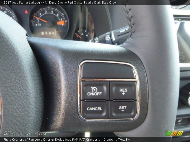 Deep Cherry Red Crystal Pearl / Dark Slate Gray 2017 Jeep Patriot Latitude 4x4