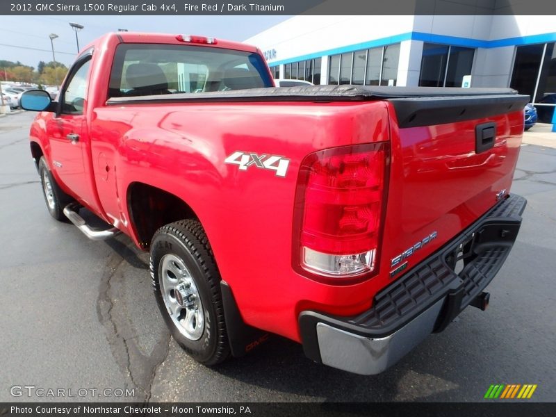 Fire Red / Dark Titanium 2012 GMC Sierra 1500 Regular Cab 4x4