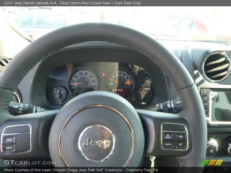 Deep Cherry Red Crystal Pearl / Dark Slate Gray 2017 Jeep Patriot Latitude 4x4