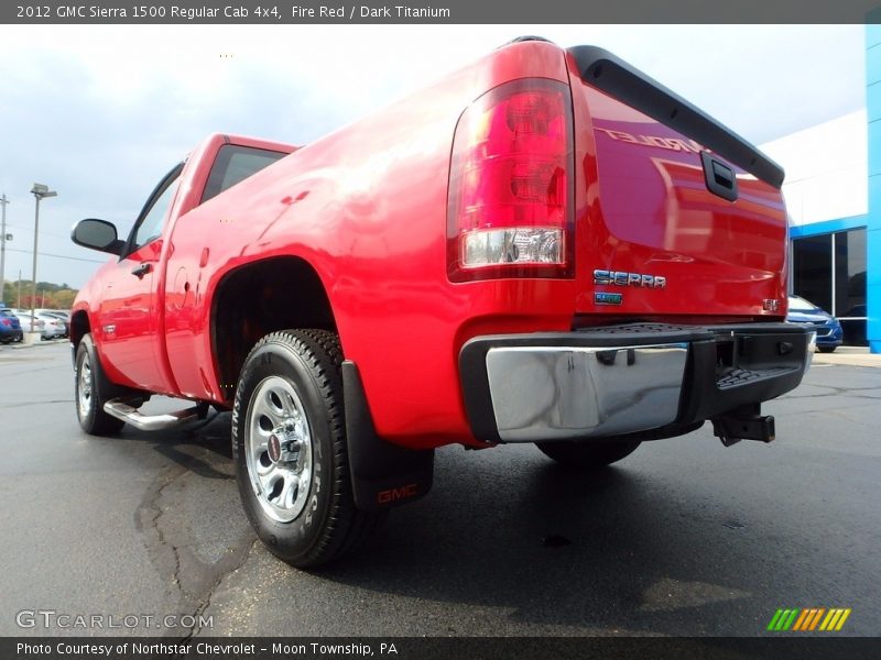 Fire Red / Dark Titanium 2012 GMC Sierra 1500 Regular Cab 4x4