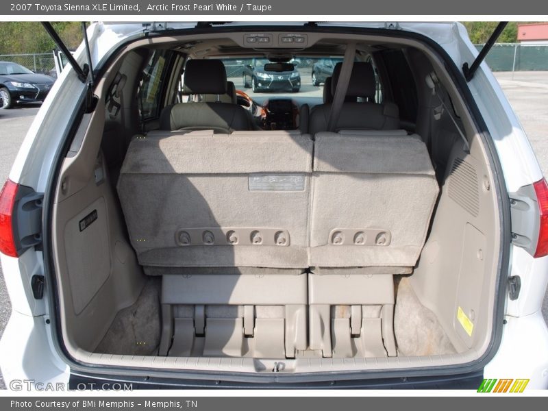 Arctic Frost Pearl White / Taupe 2007 Toyota Sienna XLE Limited