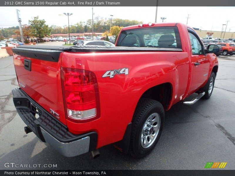 Fire Red / Dark Titanium 2012 GMC Sierra 1500 Regular Cab 4x4