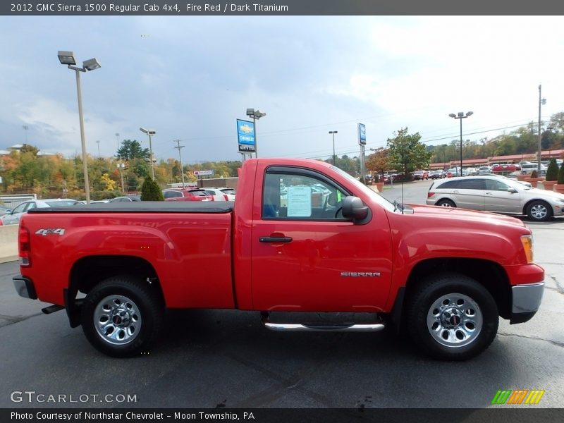Fire Red / Dark Titanium 2012 GMC Sierra 1500 Regular Cab 4x4