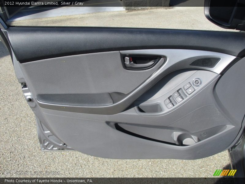 Silver / Gray 2012 Hyundai Elantra Limited