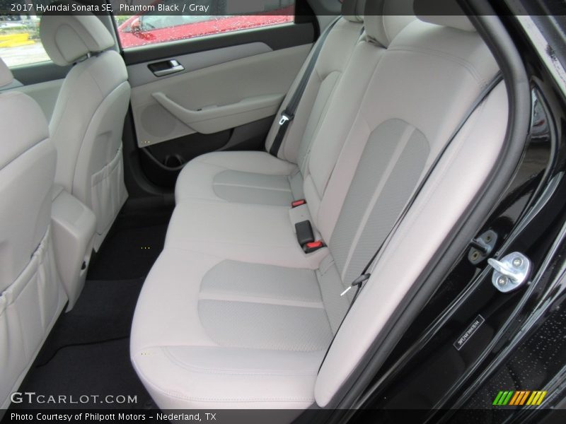 Rear Seat of 2017 Sonata SE