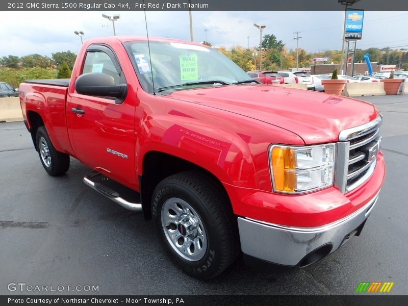 Fire Red / Dark Titanium 2012 GMC Sierra 1500 Regular Cab 4x4