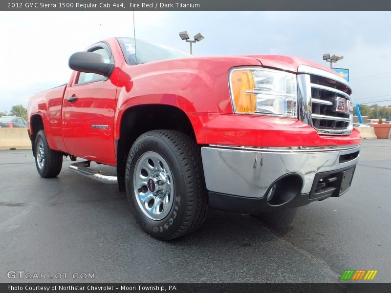 Fire Red / Dark Titanium 2012 GMC Sierra 1500 Regular Cab 4x4