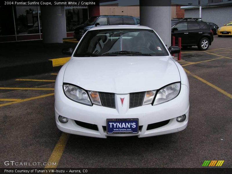 Summit White / Graphite 2004 Pontiac Sunfire Coupe