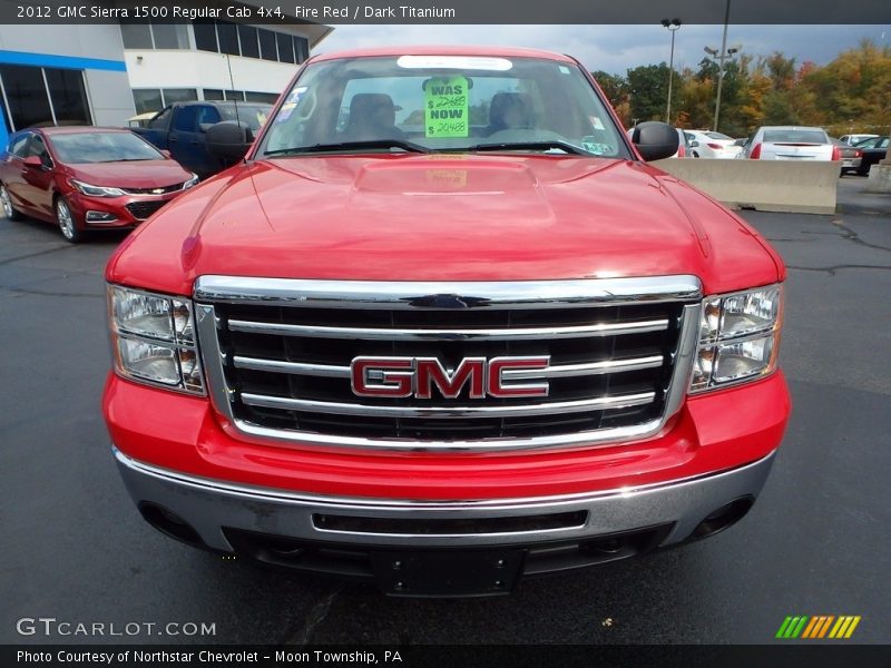 Fire Red / Dark Titanium 2012 GMC Sierra 1500 Regular Cab 4x4