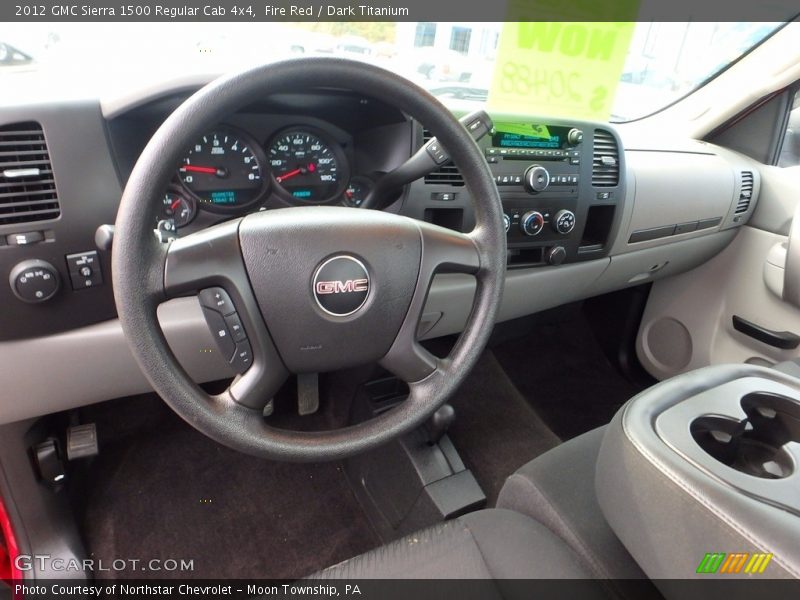 Fire Red / Dark Titanium 2012 GMC Sierra 1500 Regular Cab 4x4