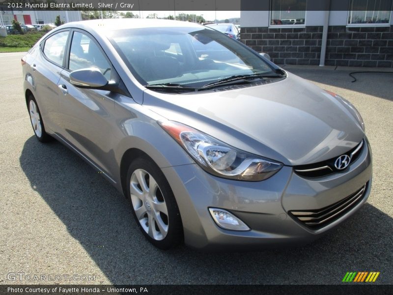 Silver / Gray 2012 Hyundai Elantra Limited