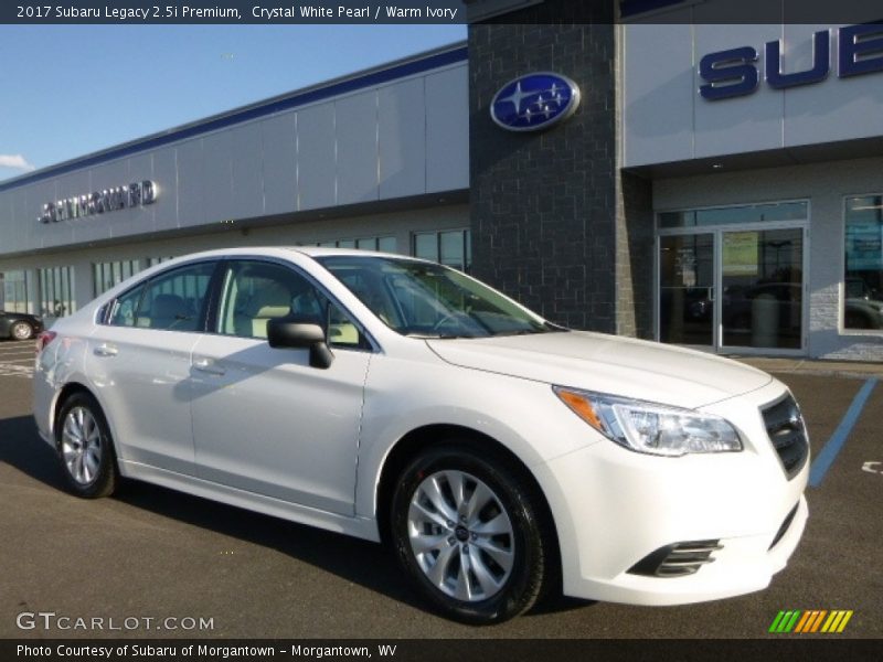 Crystal White Pearl / Warm Ivory 2017 Subaru Legacy 2.5i Premium