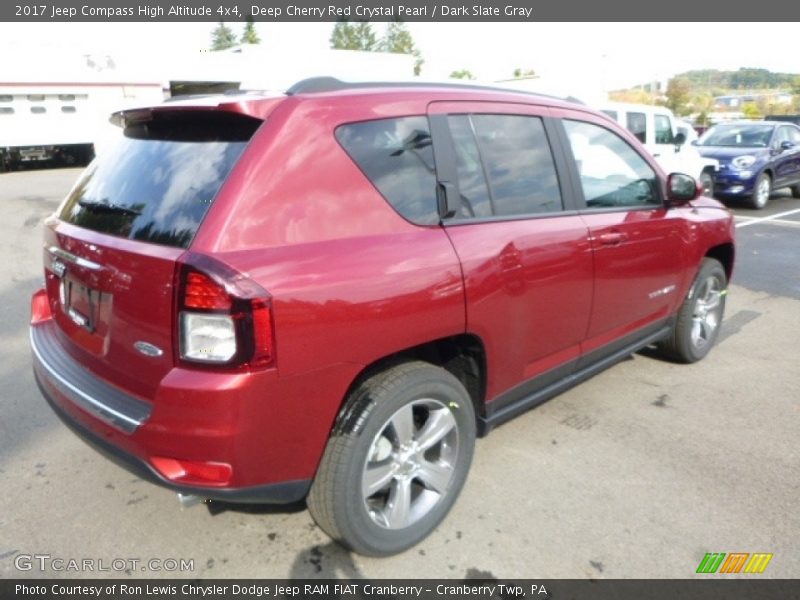 Deep Cherry Red Crystal Pearl / Dark Slate Gray 2017 Jeep Compass High Altitude 4x4