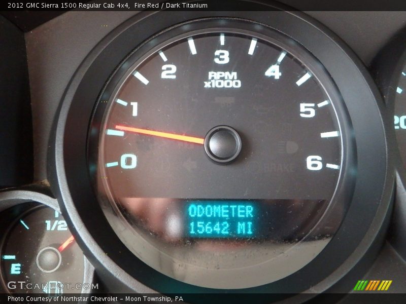 Fire Red / Dark Titanium 2012 GMC Sierra 1500 Regular Cab 4x4