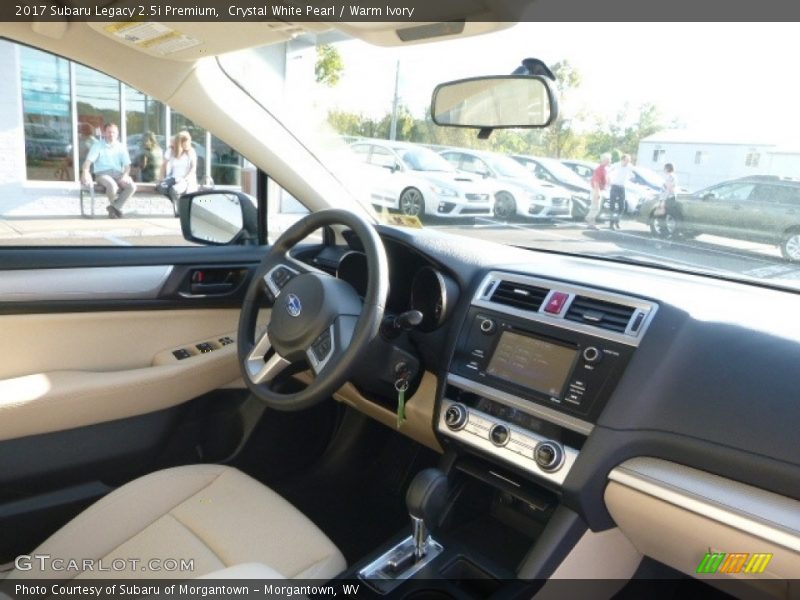 Crystal White Pearl / Warm Ivory 2017 Subaru Legacy 2.5i Premium