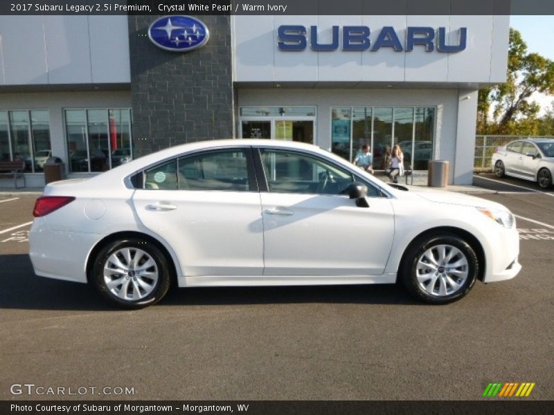 Crystal White Pearl / Warm Ivory 2017 Subaru Legacy 2.5i Premium