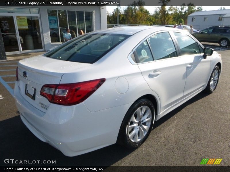 Crystal White Pearl / Warm Ivory 2017 Subaru Legacy 2.5i Premium
