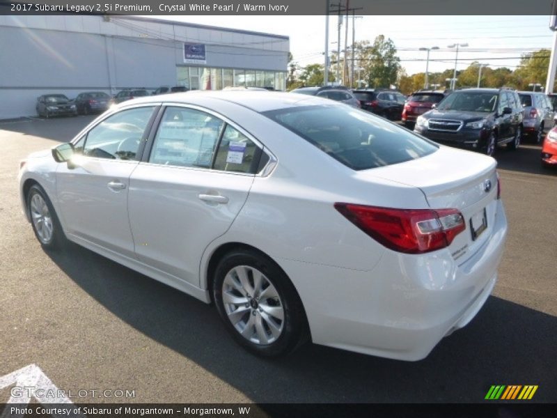 Crystal White Pearl / Warm Ivory 2017 Subaru Legacy 2.5i Premium