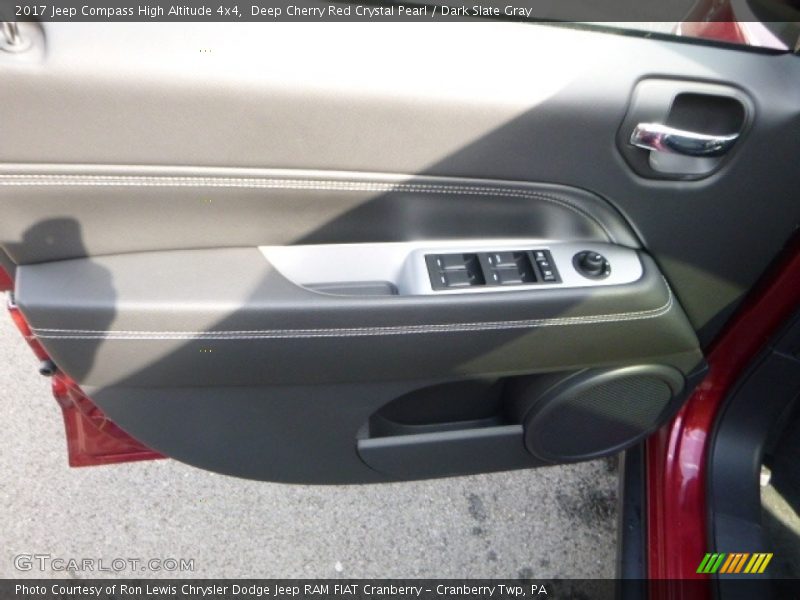 Deep Cherry Red Crystal Pearl / Dark Slate Gray 2017 Jeep Compass High Altitude 4x4