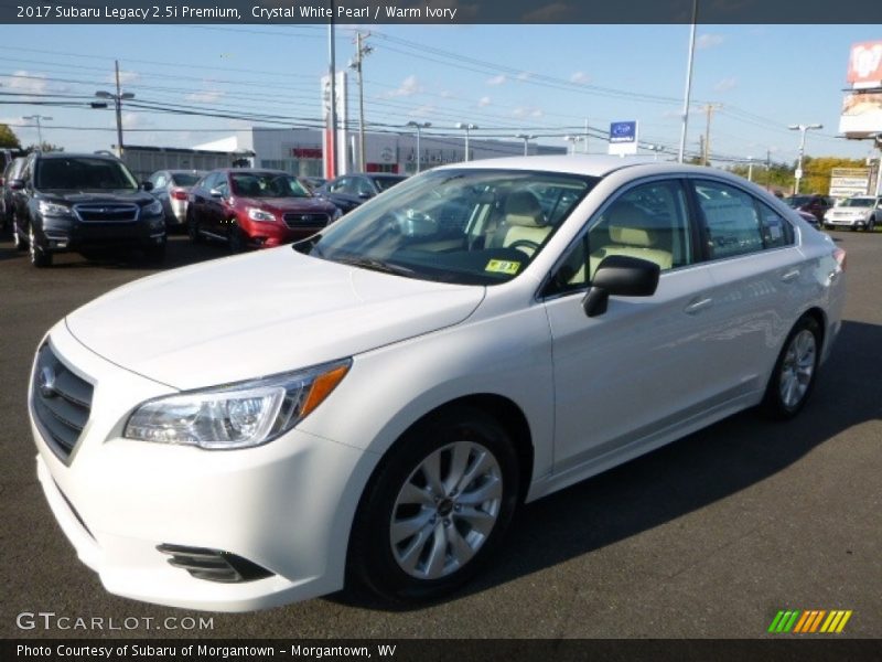 Crystal White Pearl / Warm Ivory 2017 Subaru Legacy 2.5i Premium