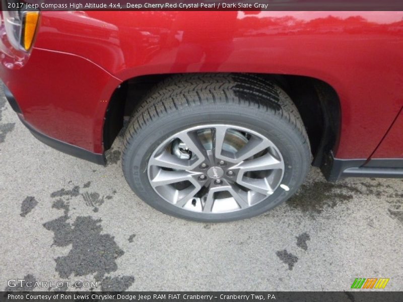 Deep Cherry Red Crystal Pearl / Dark Slate Gray 2017 Jeep Compass High Altitude 4x4