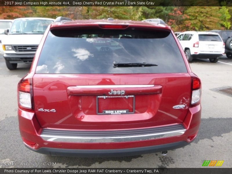 Deep Cherry Red Crystal Pearl / Dark Slate Gray 2017 Jeep Compass High Altitude 4x4