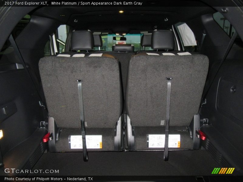 White Platinum / Sport Appearance Dark Earth Gray 2017 Ford Explorer XLT