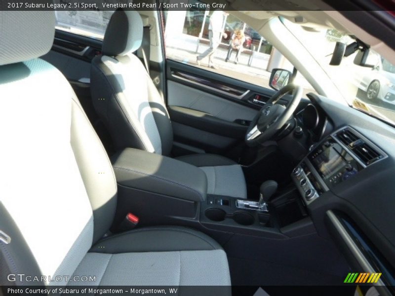 Venetian Red Pearl / Sport Two-Tone Gray 2017 Subaru Legacy 2.5i Sport