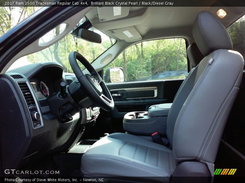  2017 3500 Tradesman Regular Cab 4x4 Black/Diesel Gray Interior