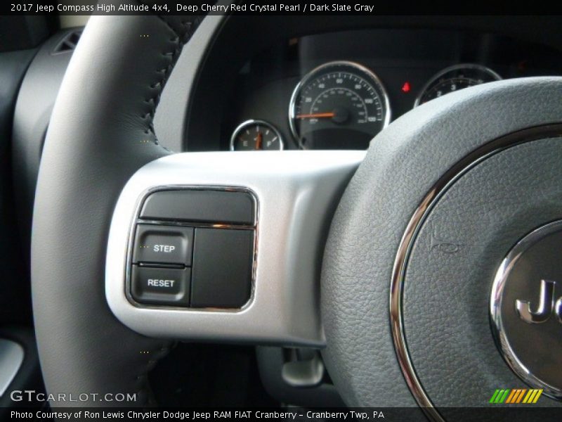 Controls of 2017 Compass High Altitude 4x4