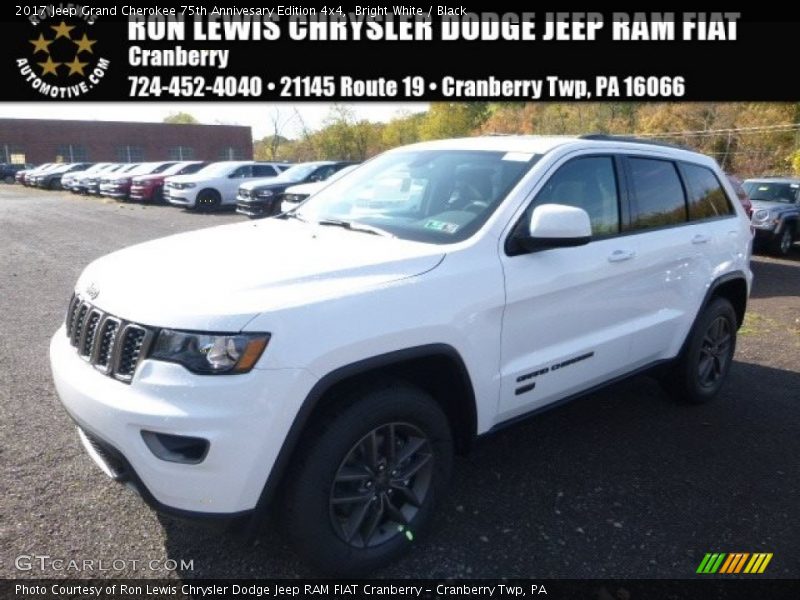 Bright White / Black 2017 Jeep Grand Cherokee 75th Annivesary Edition 4x4